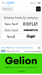 Mobile Screenshot of myfonts.com